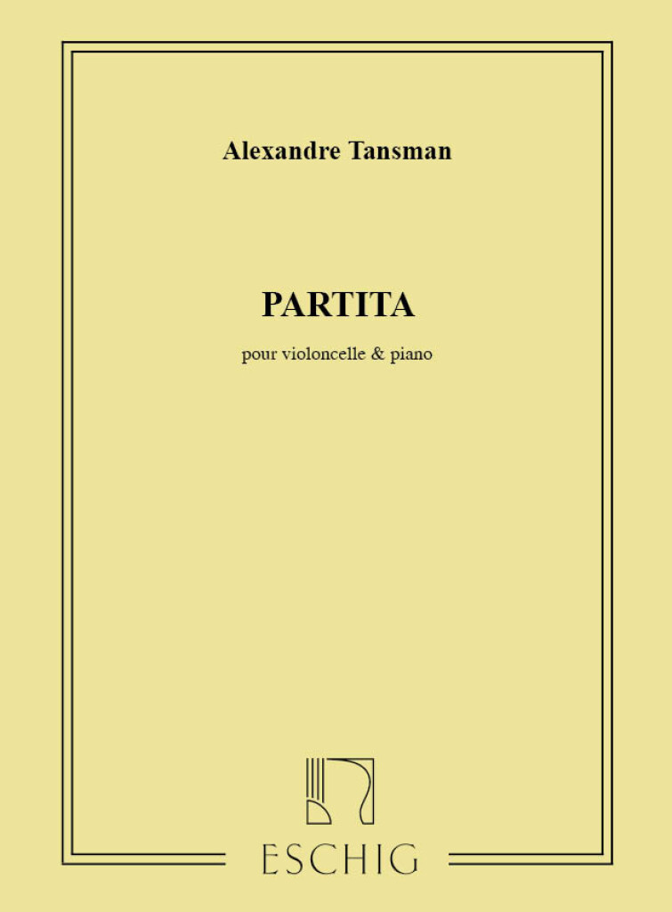 Partita, Pour Violoncelle Et Piano